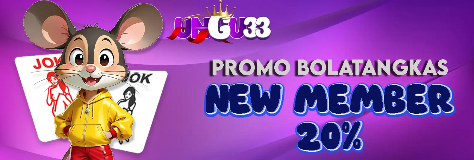 BONUS NEW MEMBER 20% BOLA TANGKAS